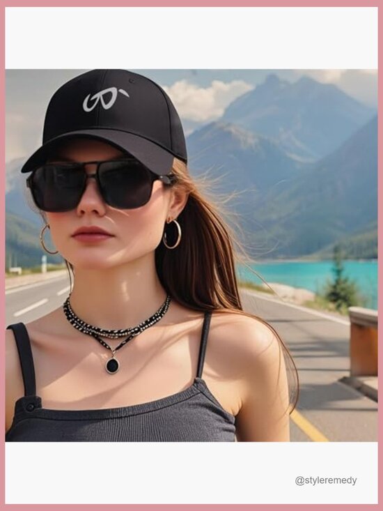 Retro Square Aviator Sunglasses Plastic Frame UV400 Protection